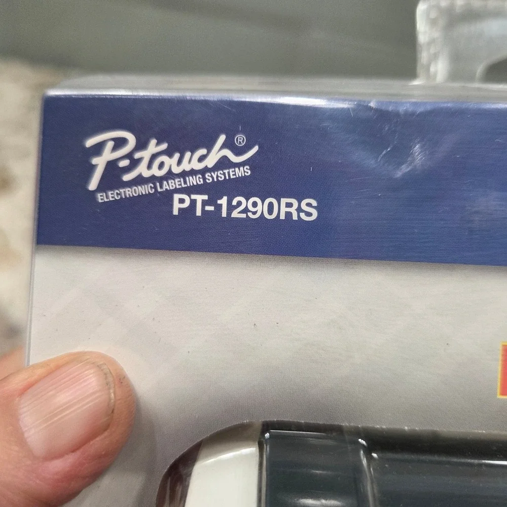 NEW SEALED Brother PT1290RS P Touch Home Electronic Labeling System Starter Tape